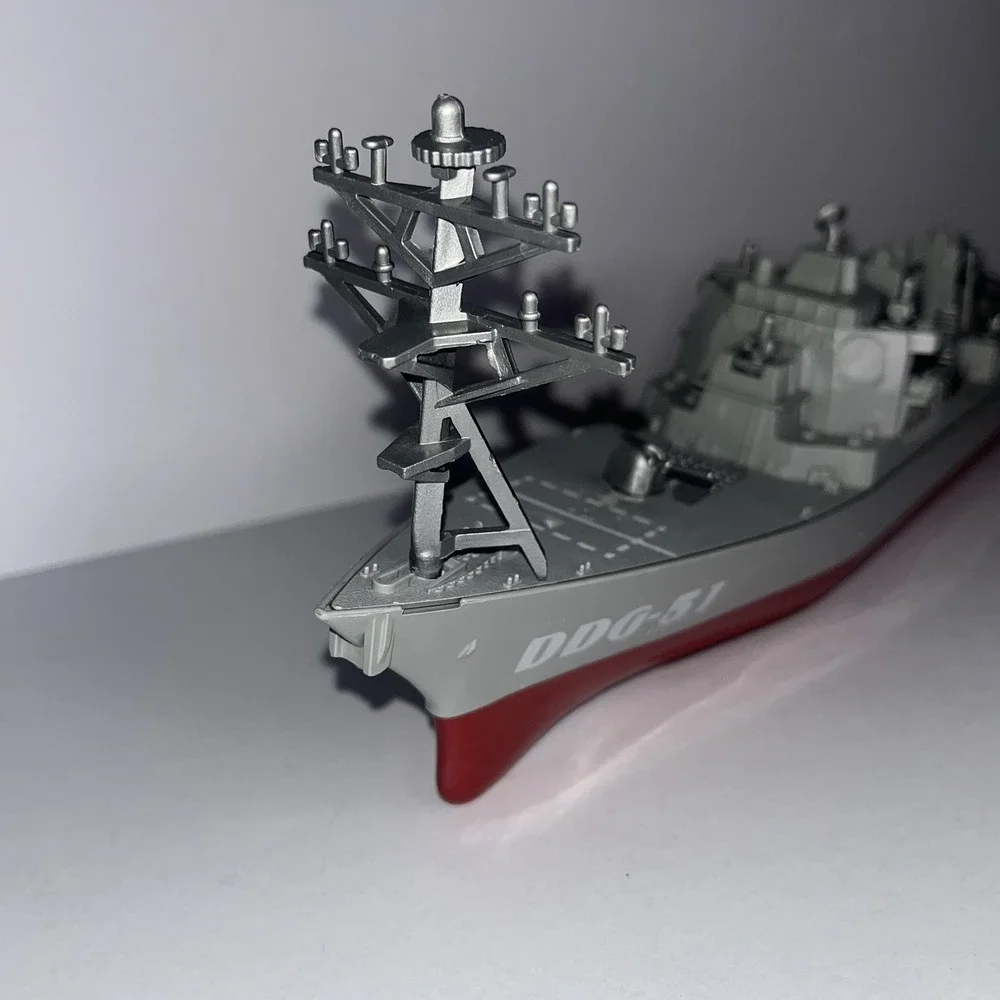 Warship Warship Model Destroyer Ornaments Military Plastic Toy Ship Collectible